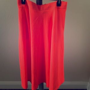 NEON SKATER SKIRT 1X - HAS POCKETS! -NWT